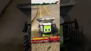 Pixar Farming Claas  wheat harvesting machine #ikadanysuwanto
