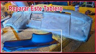 Como Reparar y Tapizar Este tablero de Carro clasico. MECA