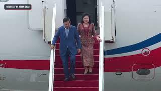 ASEAN 2023 Arrival of Cambodian prime minister Hun Sen