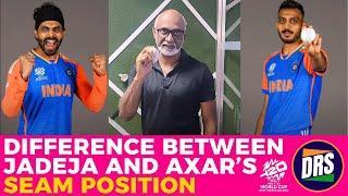 Difference between Jadeja and Axar’s seam position  Viji  ICC T20 World Cup 2024  DRS