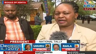 Women enjoying a historic moment in Kenyas politics