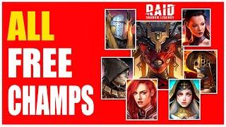 How to get FREE epic champions + LEGENDARY  Raid Shadow Legends promo codes  GOOD Characters 2024