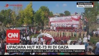 Upacara HUT Ke-73 RI di Gaza Yang Berlangsung Khidmat