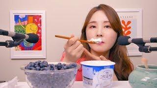 하쁠리 몰래 올리는 영상입니다. by ㅌㅌㅇㅈ｜블루베리 요거트 벌꿀 Eating sounds ASMR｜食べる音