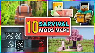 Top 10 survival mods  for minecraft pocket edition  Best Minecraft mods 1.18  Criptbow Gaming 