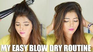 QUICK & EASY BLOW DRY ROUTINE FOR MY HAIR  BRAUN SATIN HAIR 7