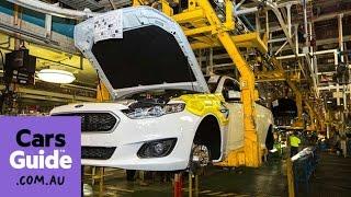 Last Ford Falcon Ute rolls off the production line  video