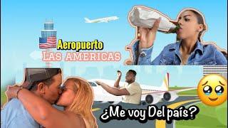 ¿ME VOY DEL PAÍS? -FUI A EL AEROPUERTO A BUSCAR A MI PADRASTRO VLOG COMPLETO