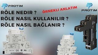 RÖLE - RELAY NEDİR ?  RÖLE NASIL KULLANILIR ?  RÖLE NASIL BAĞLANIR ?