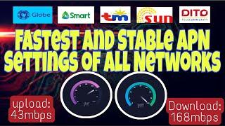 Fast Apn Settings for all network 2021 ph