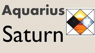 Saturn in Aquarius