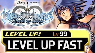 Kingdom Hearts Birth by Sleep - How to Level Up FAST