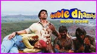 Ritesh Deshmukh Con People For Living  Double Dhamaal  Movie Scenes  Sanjay Dutt  Kangana