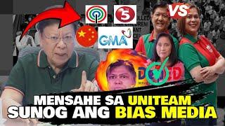 DEPED LENI?? MENSAHE ni MARCOLETA kay VP at UNITEAM  BIAS MEDIA SUNOG DIN