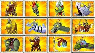 PVZ 2 - All Plants Max Level vs All Zombots - Which Zomboss s Strongest?