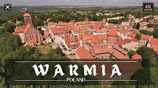 Warmia  Aerial Video  Poland  4K