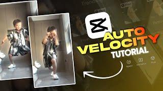 Capcut Auto VELOCITY tutorial 