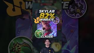 Skylar 82% Winrate Claude S33 Build Mobile Legends #mobilelegends #mlbb #gaming