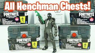 *NEW* All 4 SHADOW HENCHMAN CHESTS 2021*  Fortnite 4 Inch Action Figure Review  Jazwares