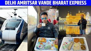 22487 Delhi to Amritsar Vande Bharat express Executive class Journey and food reivew