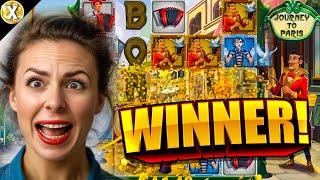  Viewer Lands Epic Big Win On Journey to Paris - Playn GO - New Online Slot