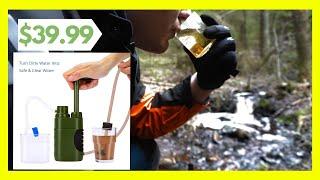 Testing the cheapest hand pump water filter from Amazon