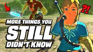 26 MORE Things You STILL Didnt Know In Zelda Breath Of The Wild