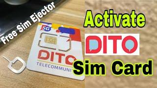 How to Activate DITO sim Card in any Phone