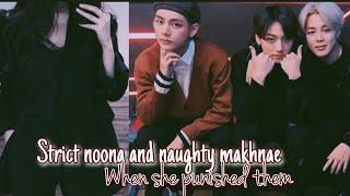 Strict noona and naughty maknaeOneshot#vminkook