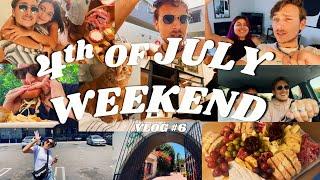 4th of July Weekend - Brunch Pool Party Furniture Renovation   VLOG #6