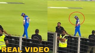 Rohit sharma broke down when hardik pandya send him to boundary line for fielding Gt vs Mi match