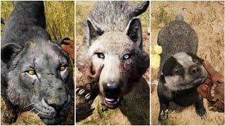 Far Cry Primal All Tamable Animals Showcase