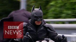 Meet Japans Batman - Chibatman a real life Dark Knight- BBC News