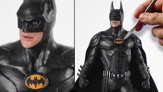 Sculpting BATMAN  Michael Keaton   The Flash 2 - Timelapse