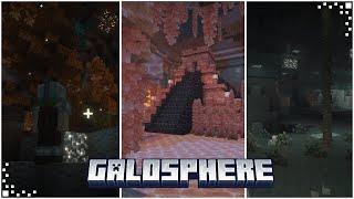 Galosphere Minecraft Mod Showcase  New Cave Biomes Structure & New Boss   ForgeFabric 1.20.1