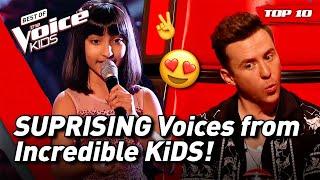 Most SUPRISING Blind Auditions from The Voice Kids   Top 10