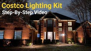 How to Install Low Voltage Landscape Lighting  Complete Step-by-Step Video  Costco Lighting Kit