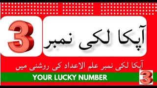 Apka Lucky Number 3 Ilm Ul Aadad Ki Roshni Ma