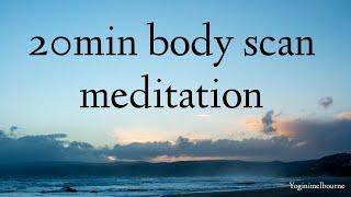 20min body scan meditation  relaxation  alleviate anxiety & stress