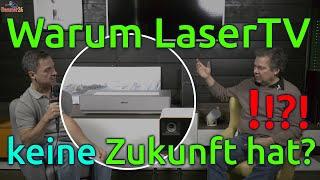 Ist LaserTV die Zukunft? Oder ist ein TV besser? Die Vor- und Nachteile bei 100 Zoll Heimkino