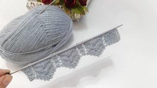 İki şiş çok güzel örgü modeli   yelek modelleri  knitting pattern