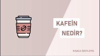 Kafein Nedir?  Kısaca Özetleyin