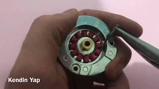 Harddiskten zımpara makinası yapımı. Motor dönüşümü. Sonuç 46000 RPM