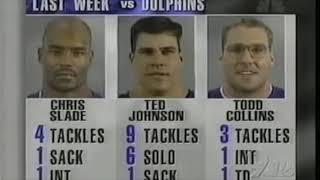 Ted Johnson 1.3.98 Patriots @ Steelers Highlights