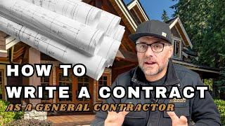 How to Write a Contract Construction Contract Basics