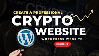 How to Create a Cryptocurrency Website Free in WordPress Full Tutorial