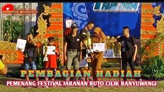 PEMBAGIAN JUARA LOMBA JARANAN BUTO CILIK BANYUWANGI