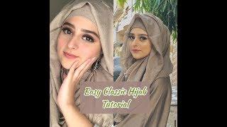 EASY AND CLASSIC HIJAB TUTORIAL FOR ALL OCCASSIONS  SAMRA MIRR