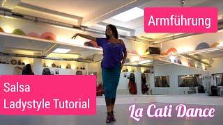 Salsa Tutorial ️Armführung Styling Beginner #salsa #ladystyling #dance #lacati #lacatidance #latin