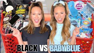 BLACK  VS BABY BLUE ️ TARGET SHOPPING CHALLENGE